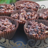 A Rather Grown-up Chocolate Rice Krispie Cake