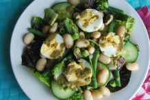 Butter Bean Nicoise with a Caper Dressing