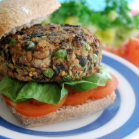 Mixed Bean and Pea "Garden Burger" - Vegan and Gluten Free!