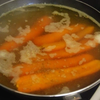 Technique of the week! Poached spiced carrots