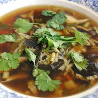 Shiitake Mushroom and Nori 'Noodle' Soup