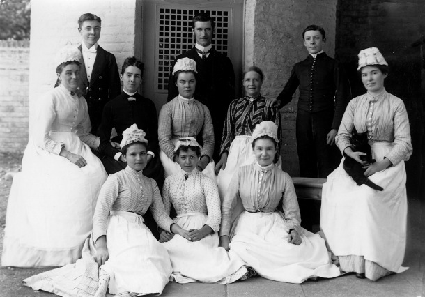 Staff group c.1887-1